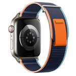 Dual-Section Loop Nylon Watch Band, For Apple Watch SE 40mm, For Apple Watch SE 44mm