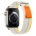Dual-Section Loop Nylon Watch Band, For Apple Watch SE 40mm, For Apple Watch SE 44mm
