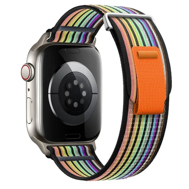 Dual-Section Loop Nylon Watch Band, For Apple Watch Series 5 44mm, For Apple Watch Series 5 40mm