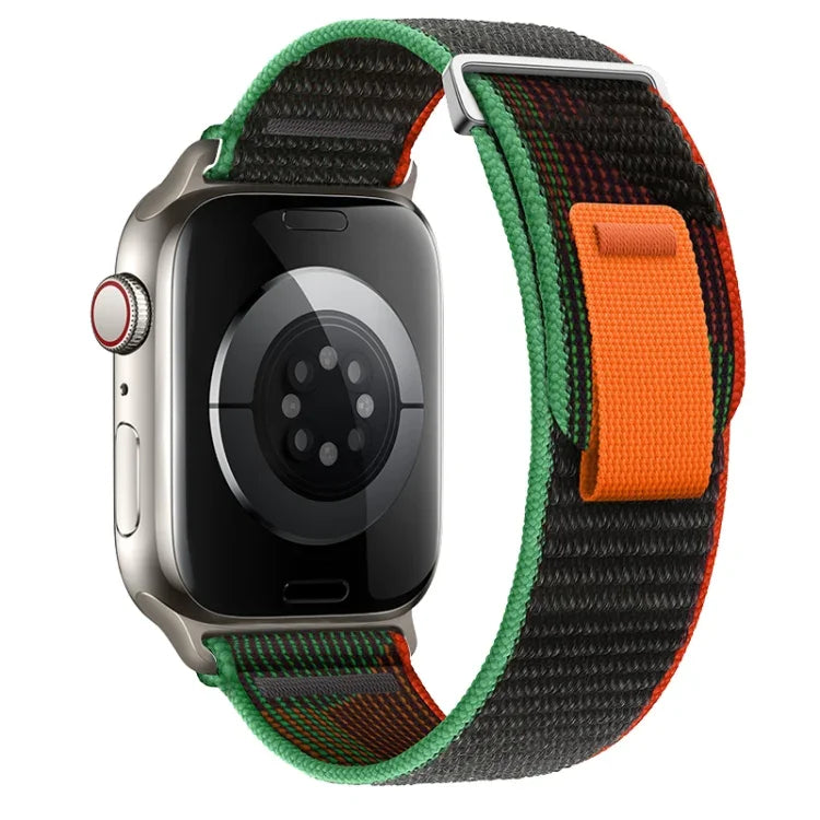 Dual-Section Loop Nylon Watch Band, For Apple Watch Series 5 44mm, For Apple Watch Series 5 40mm