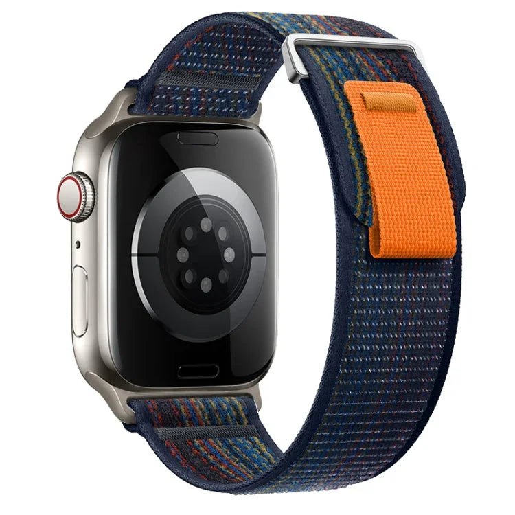 Dual-Section Loop Nylon Watch Band, For Apple Watch Series 5 44mm, For Apple Watch Series 5 40mm