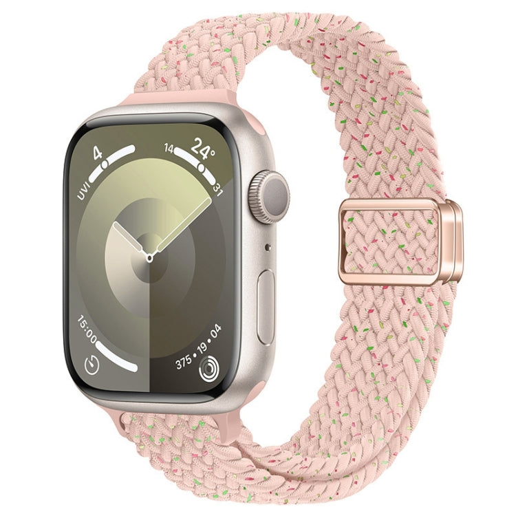 Slim Magnetic Buckle Nylon Braided Watch Band, For Apple Watch Series 9 41mm, For Apple Watch Ultra 49mm