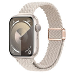Slim Magnetic Buckle Nylon Braided Watch Band, For Apple Watch Series 8 41mm, For Apple Watch Series 8 45mm