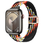 Slim Magnetic Buckle Nylon Braided Watch Band, For Apple Watch Series 8 41mm, For Apple Watch Series 8 45mm