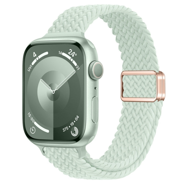Slim Magnetic Buckle Nylon Braided Watch Band, For Apple Watch Series 8 41mm, For Apple Watch Series 8 45mm