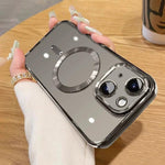 Electroplating MagSafe Phone Case, For iPhone 16, For iPhone 15 Pro Max, For iPhone 15 Pro, For iPhone 15 Plus