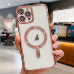 Electroplating MagSafe Phone Case, For iPhone 17e / 16e, For iPhone 17 Pro Max, For iPhone 17 Pro, For iPhone 17, For iPhone Air, For iPhone 16 Pro Max