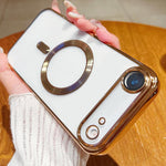 Electroplating MagSafe Phone Case, For iPhone 17e / 16e, For iPhone 17 Pro Max, For iPhone 17 Pro, For iPhone 17, For iPhone Air, For iPhone 16 Pro Max