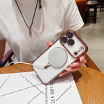 Electroplating MagSafe Phone Case, For iPhone 16, For iPhone 15 Pro Max, For iPhone 15 Pro, For iPhone 15 Plus