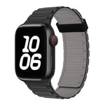 Tri-beads Magnetic Hoop Silicone Watch Band, For Apple Watch Series 5 40mm