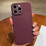 Solid Color Liquid Silicone MagSafe Magnetic Phone Case, For iPhone 12 Pro Max, For iPhone 12 Pro, For iPhone 11 Pro Max