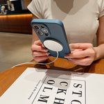 Solid Color Liquid Silicone MagSafe Magnetic Phone Case, For iPhone 17, For iPhone Air, For iPhone 16 Pro Max