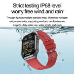ET585 2.04 inch Nylon Strap IP68 Waterproof Smart Watch, Support ECG / Blood Composition Measurement
