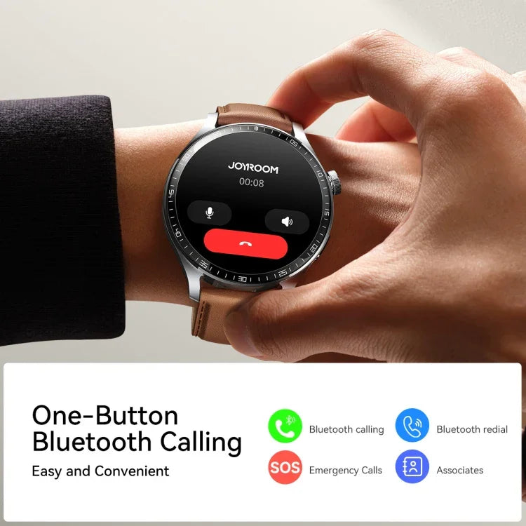 JOYROOM JR-FC2 Pro Classic Series Smart Watch, 1.46 inch Screen, Support BT Call / Heart Rate / Blood Oxygen