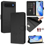 Smile Embossing RFID Leather Phone Case, For iPhone 17 Pro Max, For iPhone 17 Pro, For iPhone 17, For iPhone Air, For iPhone SE 2024, For iPhone 16 Pro Max, For iPhone 16 Pro, For iPhone 16 Plus