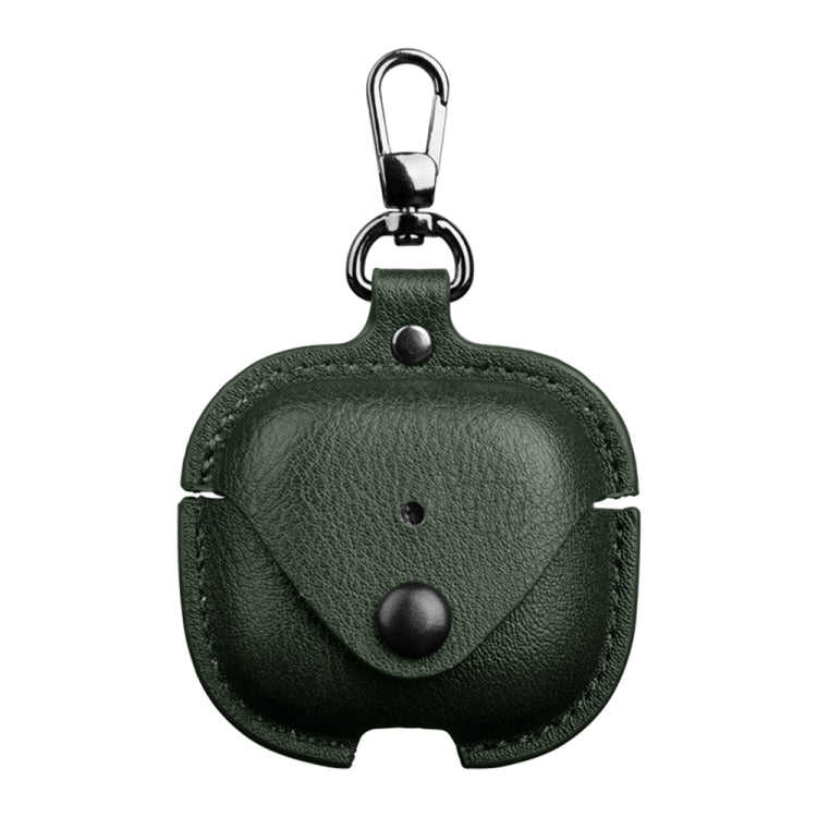 Business Leather Earphone Protective Case with Hook, For AirPods Pro 3, For AirPods 4