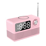 BT509 LED Bluetooth 5.3 Speaker Alarm Clock Music Display Radio