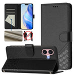 Honeycomb Embossing RFID Leather Phone Case, For iPhone 16, For iPhone 15 Pro Max, For iPhone 15 Pro, For iPhone 15 Plus, For iPhone 15, For iPhone 14 Plus, For iPhone 14 / 13, For iPhone 14 Pro