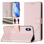 Honeycomb Embossing RFID Leather Phone Case, For iPhone 11 Pro Max, For iPhone 11, For iPhone 11 Pro, For iPhone X / XS, For iPhone XR, For iPhone XS Max, For iPhone 8 Plus / 7 Plus