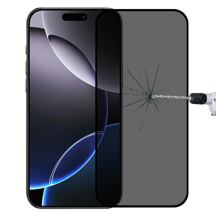 Full Cover Anti-spy Silk Screen Tempered Glass Film, For iPhone 17 Pro Max, For iPhone 17 Pro, For iPhone 17, For iPhone Air, For iPhone 16 Pro Max, For iPhone 16 Pro, For iPhone 16 Plus, For iPhone 16