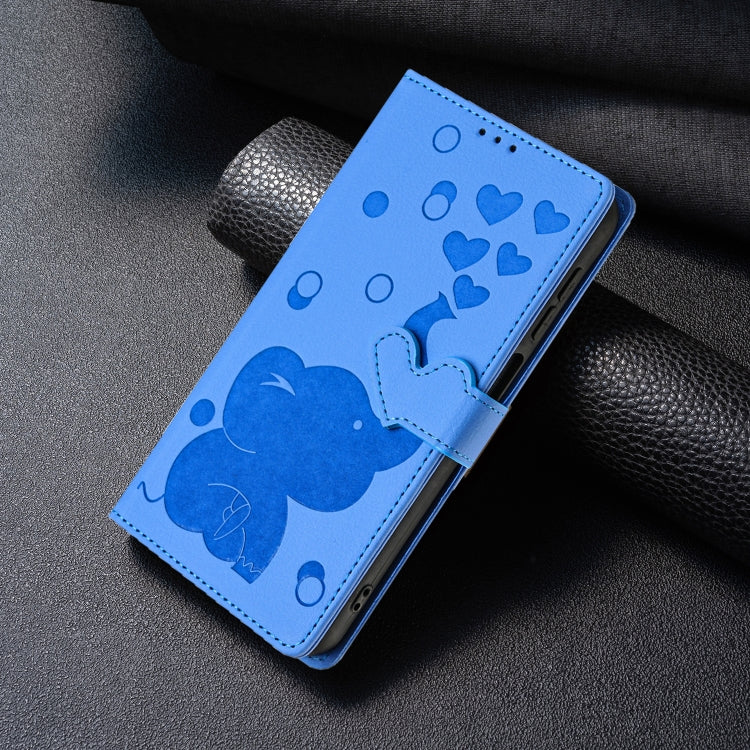 Cartoon Elephant Embossed Leather Phone Case, For iPhone XR, For iPhone XS Max, For iPhone 8 Plus / 7 Plus