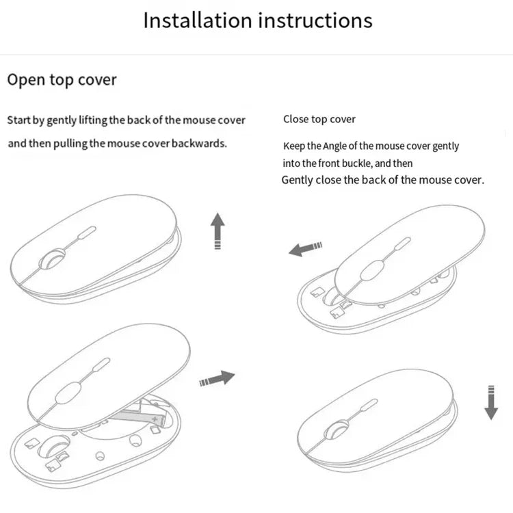 Original Xiaomi XMBXSB01YM Bluetooth Dual Mode Silent Portable Mouse 3, XMBXSB01YM