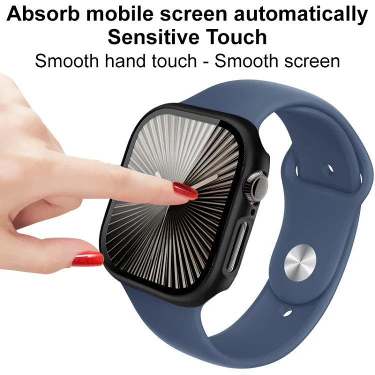 imak Integrated Watch Case with Film, For Apple Watch Series 10/11 46mm, For Apple Watch Series 10/11 42mm