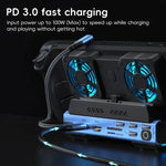 YCE-V279A 9 in 1 USB-C Gaming Dock Station with Detachable Fan, 9 in 1