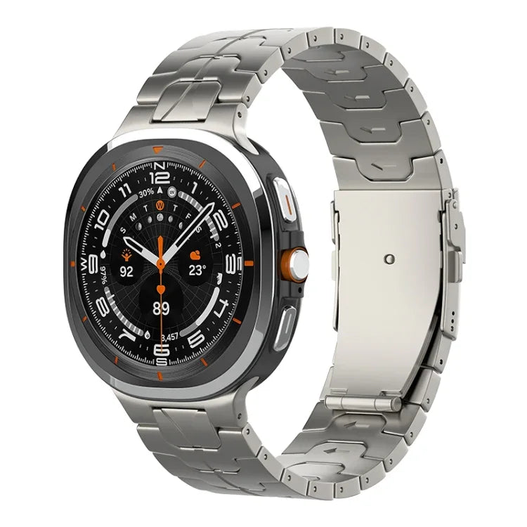 Safety Buckle Pure Titanium Watch Band, For Samsung Galaxy Watch Ultra / Ultra 2025, For Samsung Galaxy Watch8 / Watch8 Classic