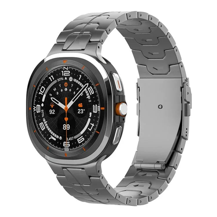 Safety Buckle Pure Titanium Watch Band, For Samsung Galaxy Watch Ultra / Ultra 2025, For Samsung Galaxy Watch8 / Watch8 Classic