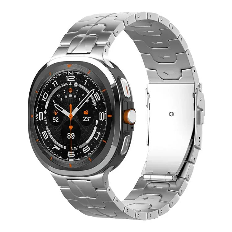 Safety Buckle Pure Titanium Watch Band, For Samsung Galaxy Watch Ultra / Ultra 2025, For Samsung Galaxy Watch8 / Watch8 Classic