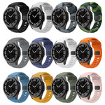 Wave Texture Reverse Buckle Silicone Watch Band, For Samsung Galaxy Watch 7 / 6 / 5 / 4