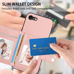 Button Card Bag RFID Anti-theft Phone Case, For iPhone SE 2022 / 2020, For iPhone 13 Pro Max, For iPhone 13 Pro, For iPhone 13, For iPhone 13 mini, For iPhone 12, For iPhone 12 Pro Max, For iPhone 12 Pro