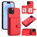 Button Card Bag RFID Anti-theft Phone Case, For iPhone 12 mini, For iPhone 11 Pro Max, For iPhone 11, For iPhone 11 Pro, For iPhone XS / X, For iPhone XR, For iPhone XS Max, For iPhone 8 Plus / 7 Plus
