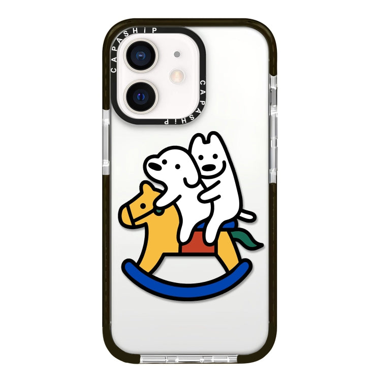 Simple Illustration Pattern Full Coverage Phone Case, For iPhone 12 mini