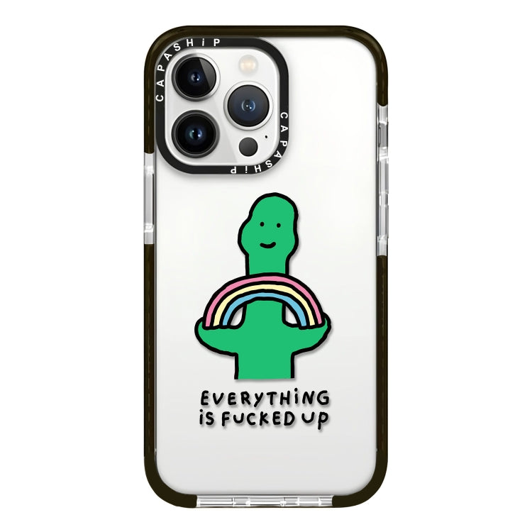 Simple Illustration Pattern Full Coverage Phone Case, For iPhone 12 Pro