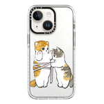 Simple Illustration Pattern Full Coverage Phone Case, For iPhone 15