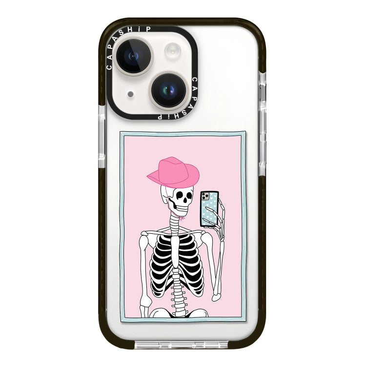 Simple Illustration Pattern Full Coverage Phone Case, For iPhone 15