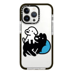 Simple Illustration Pattern Full Coverage Phone Case, For iPhone 15 Pro Max