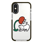 Simple Illustration Pattern Full Coverage Phone Case, For iPhone X / XS