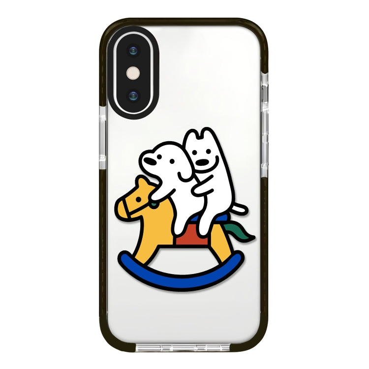 Simple Illustration Pattern Full Coverage Phone Case, For iPhone XS Max