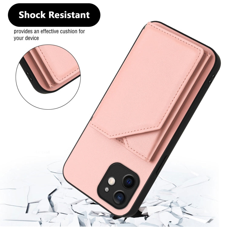 Skin Feel Four Card Slots Phone Case with Wrist Strap, For iPhone 12 mini, For iPhone 11 Pro Max, For iPhone 11, For iPhone 11 Pro, For iPhone X / XS, For iPhone XR, For iPhone XS Max, For iPhone 7 Plus / 8 Plus