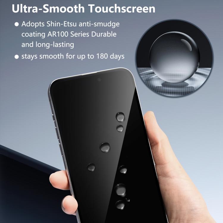 JOYROOM Knight Series 2.5D Full Screen HD Tempered Glass Film, For iPhone 17 Pro Max, For iPhone 17 Pro, For iPhone 17, For iPhone Air, For iPhone 15 Pro Max, For iPhone 15 Pro