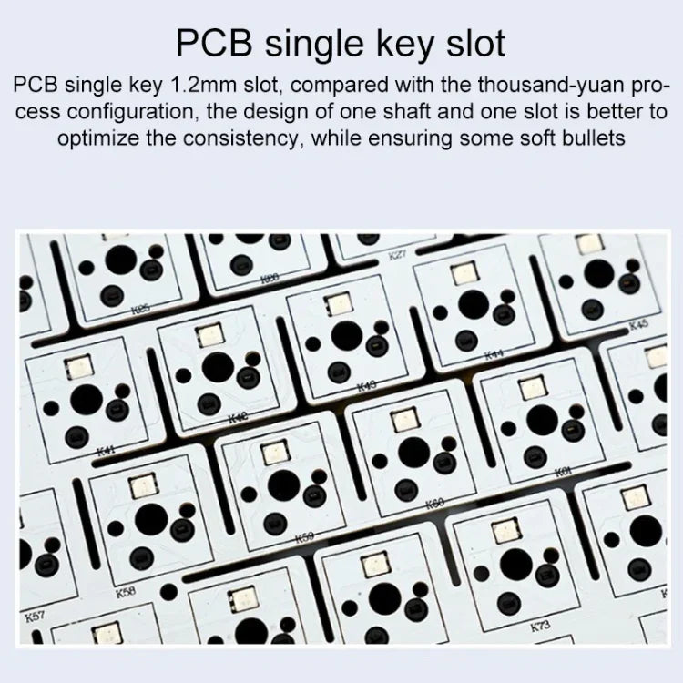 AULA F87 87 Keys Wired/2.4G/Bluetooth Three Model Customized RGB Mechanical Keyboard