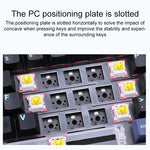 AULA F87 87 Keys Wired/2.4G/Bluetooth Three Model Customized RGB Mechanical Keyboard
