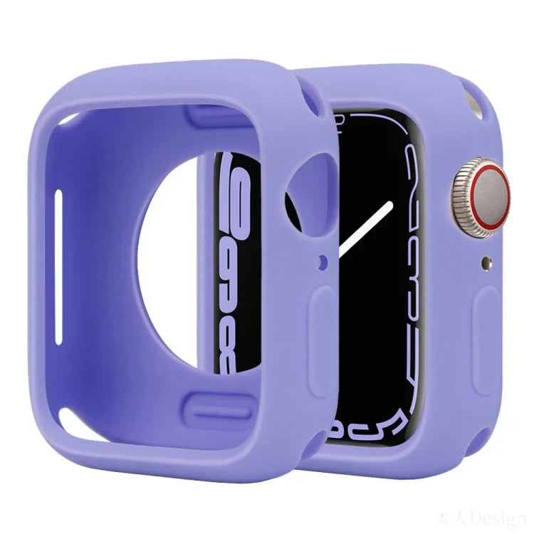 Candy Silicone Half Coverage Watch Case, For Apple Watch Series 45mm