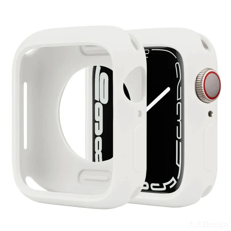 Candy Silicone Half Coverage Watch Case, For Apple Watch Series 45mm