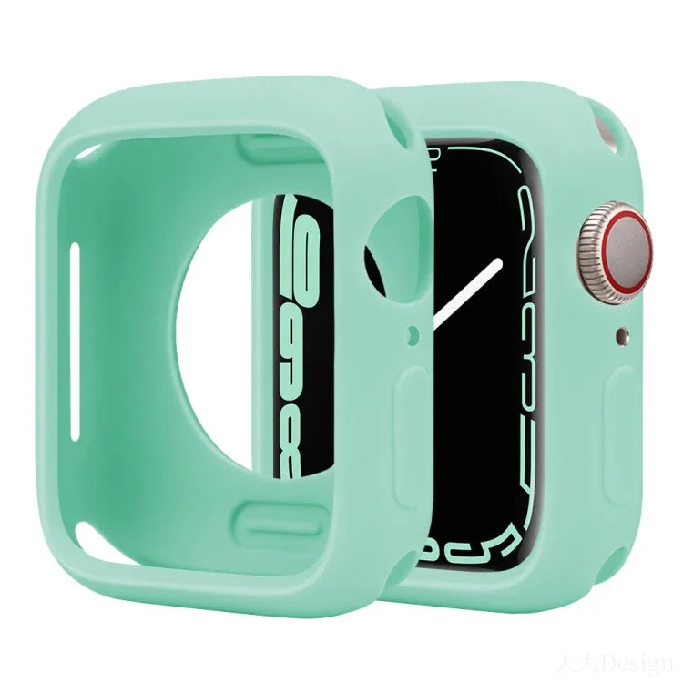 Candy Silicone Half Coverage Watch Case, For Apple Watch Series 45mm
