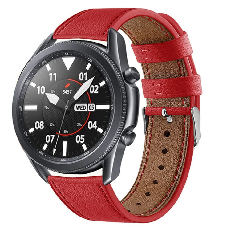 For Galaxy Watch 3 45mm Leather Replacement Strap Watchband, For Galaxy Watch 3 45mm