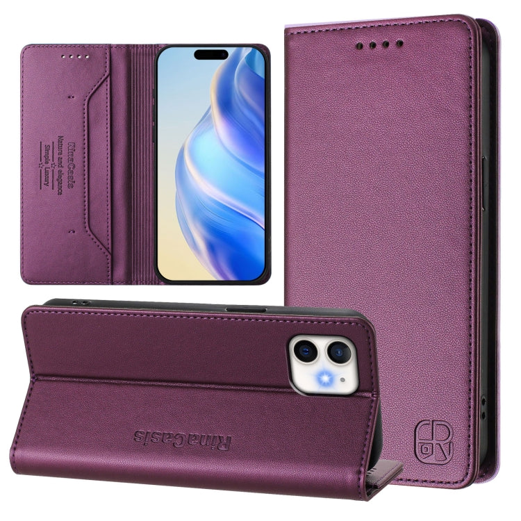 RC01 Dual-Folded Magnetic Suction RFID Leather Phone Case, For iPhone 11 Pro Max, For iPhone 11, For iPhone 11 Pro, For iPhone X / XS, For iPhone XR, For iPhone XS Max
